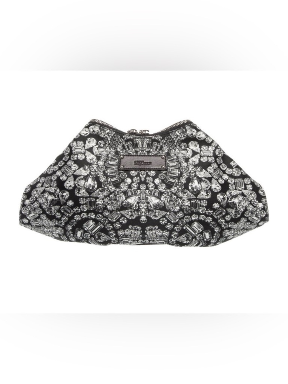 SOLD LIVE! Alexander McQueen Large Satin Clutch - Rare & NWOT!! - Picture 3 of 5